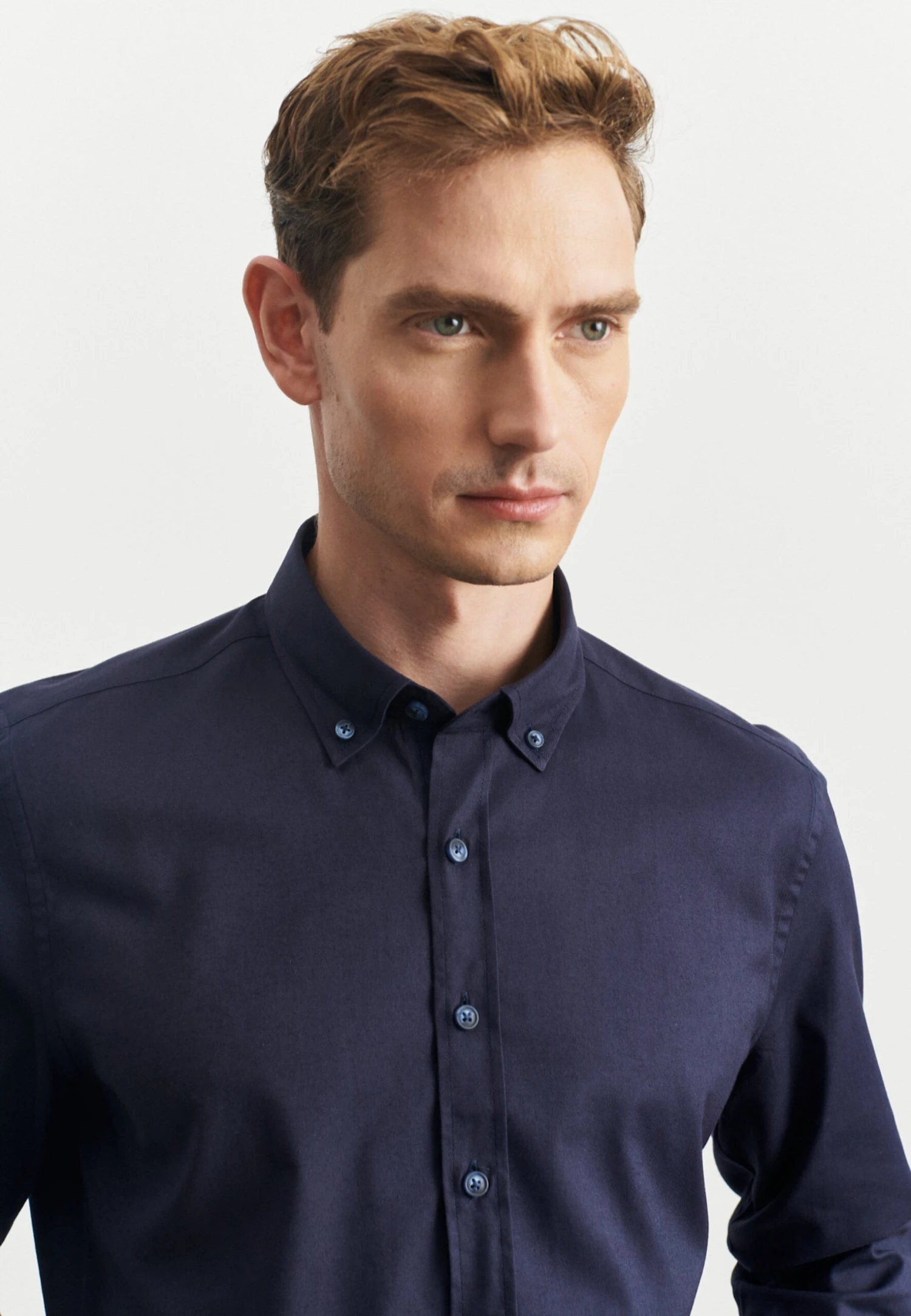Gabardine - Camisa - Navy Blue 5 Gabardine - Camisa - Navy Blue - Imagen 3