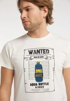 With Aqua Bottle Print - Camiseta Estampada - Undyed Und -Boss Ventas 016aacc7a9c043539a0540cdd3a563a1