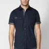 Koroshi Short Sleeve - Camisa - Navy 2 Koroshi Short Sleeve - Camisa - Navy -Boss Ventas 022a1a1b5b25496b902b937258bc5052