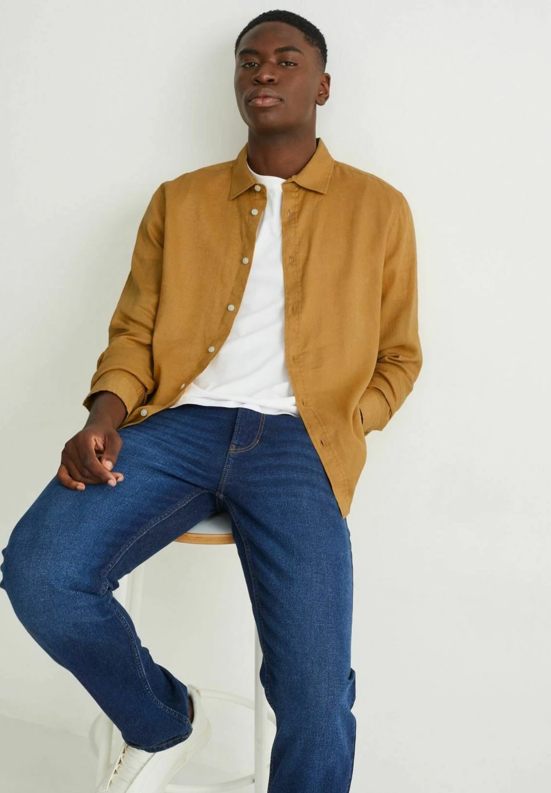 Camisa - Mustard Yellow 6 Camisa - Mustard Yellow - Imagen 4