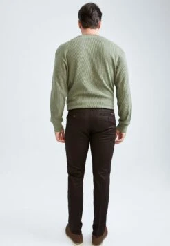 DeFacto Slim Fit- Pantalones Chinos - Brown -Boss Ventas 04319ded288f4e04b7b70199d772a206