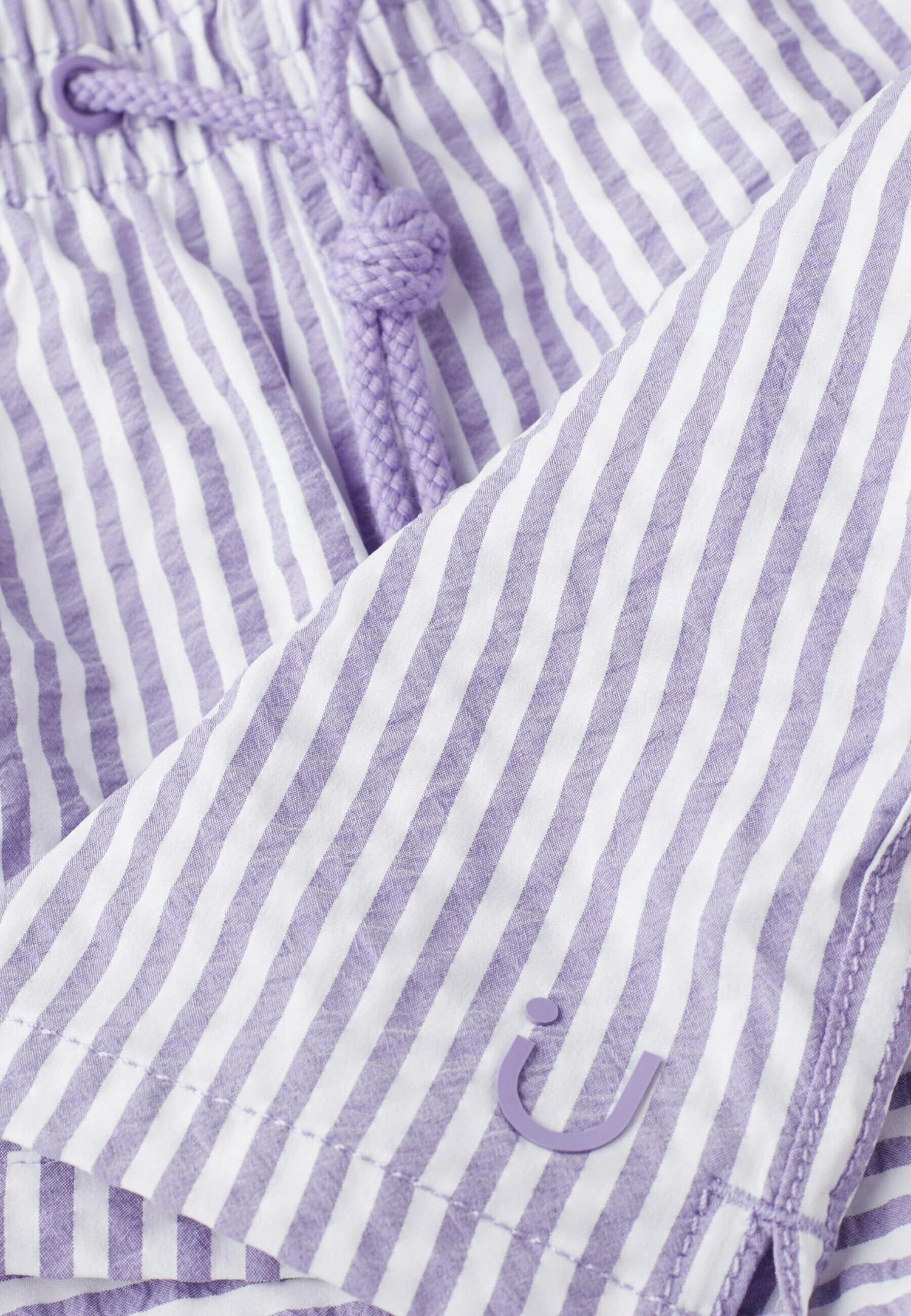 Intimissimi Striped Seersucker - Bañador -White Lilac 7 Intimissimi Striped Seersucker - Bañador -White Lilac - Imagen 5