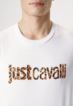 JUST CAVALLI Magliette - Camiseta Estampada - White -Boss Ventas 0569f5accec84233b3d18ba00d6a8f5a