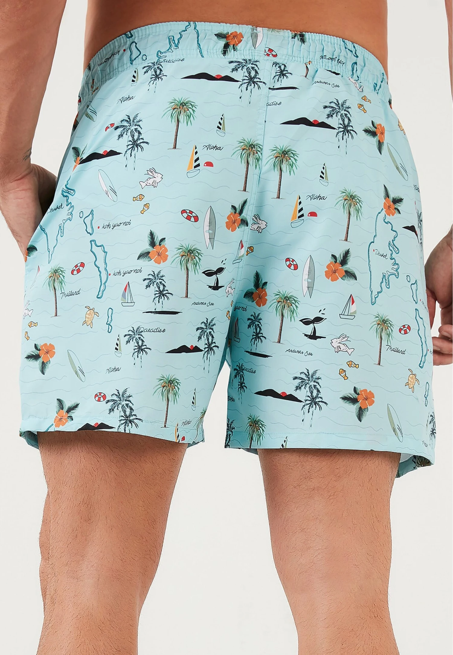 Slim Fit - Bañador - Turquoise 5 Slim Fit - Bañador - Turquoise - Imagen 3