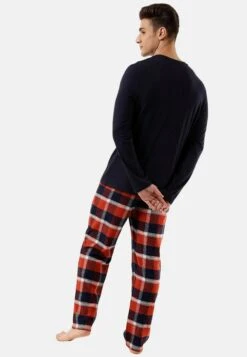 Marks & Spencer Henley Checked Pyjama - Pijama - Navy Mix -Boss Ventas 0629f08e9d2749ed916834beda5f429e