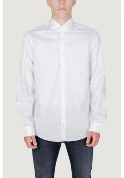 Calvin Klein Twill Print- Camisa - Blue