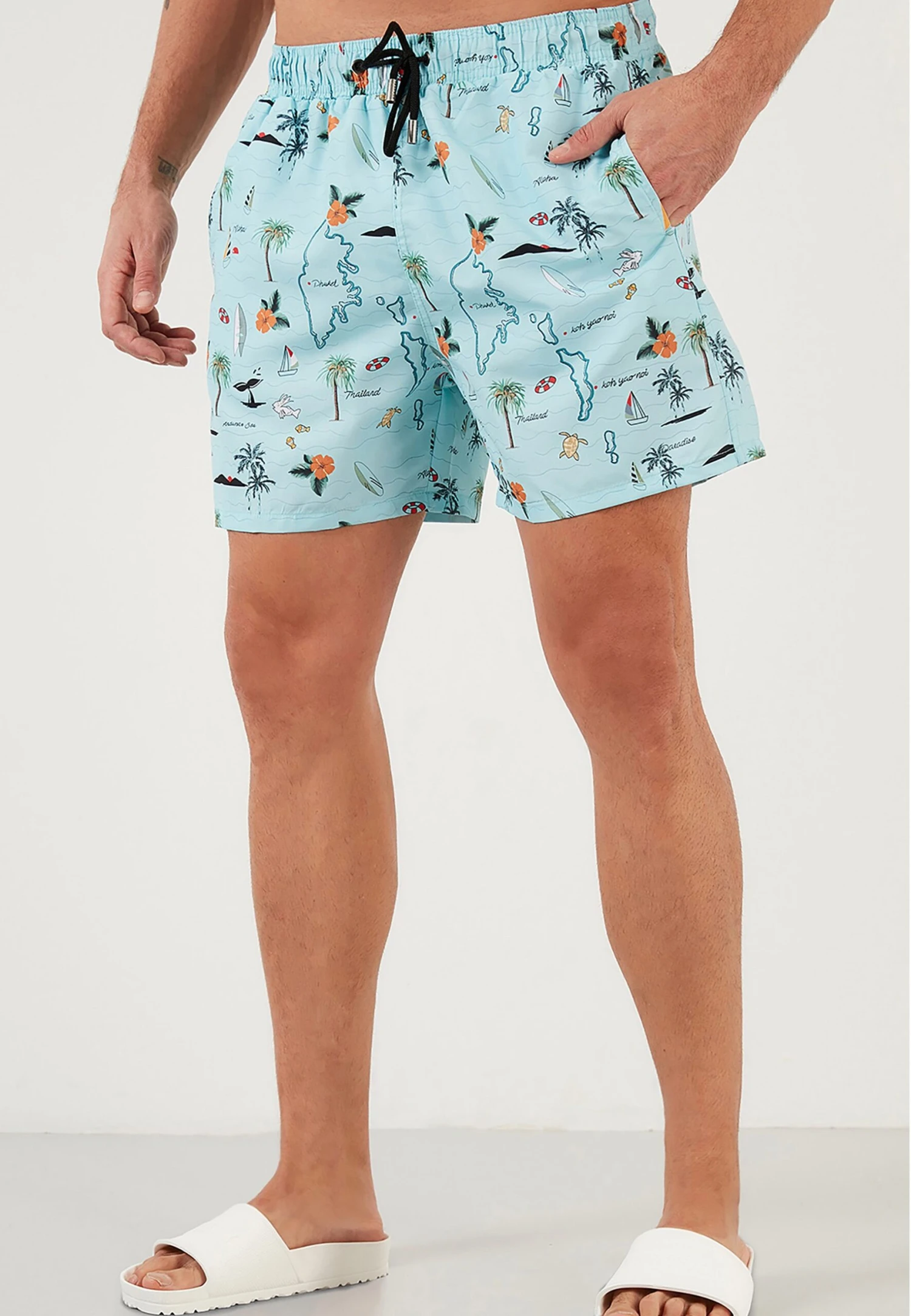 Slim Fit - Bañador - Turquoise 4 Slim Fit - Bañador - Turquoise - Imagen 2