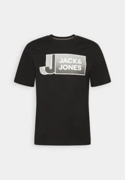 Jack & Jones Jcologan Crew Neck - Camiseta Estampada - Black -Boss Ventas 0e54da834ad7455583224376ecb726df