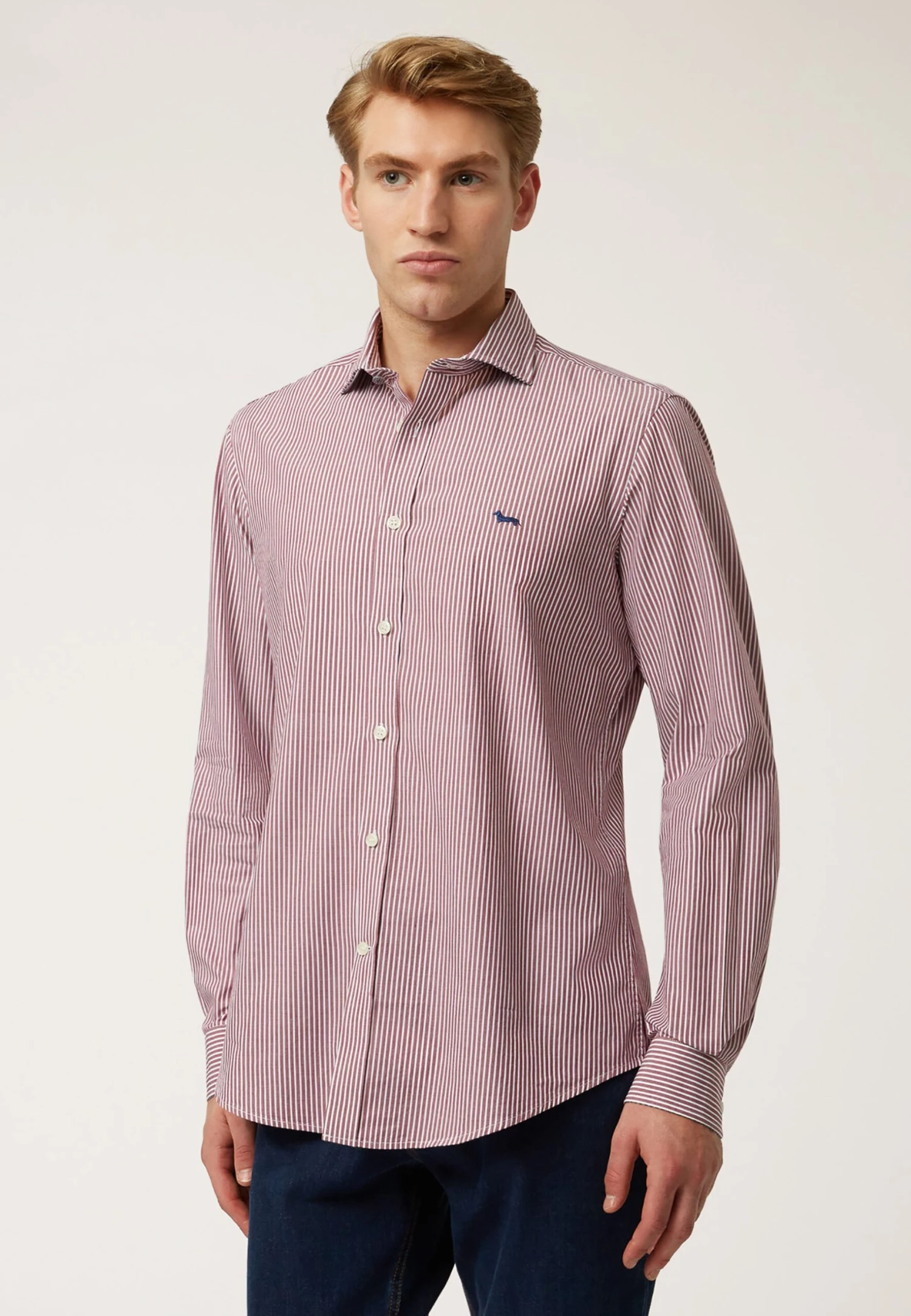 HARMONT&BLAINE A Righe - Camisa - Bordeaux 3 HARMONT&BLAINE A Righe - Camisa - Bordeaux