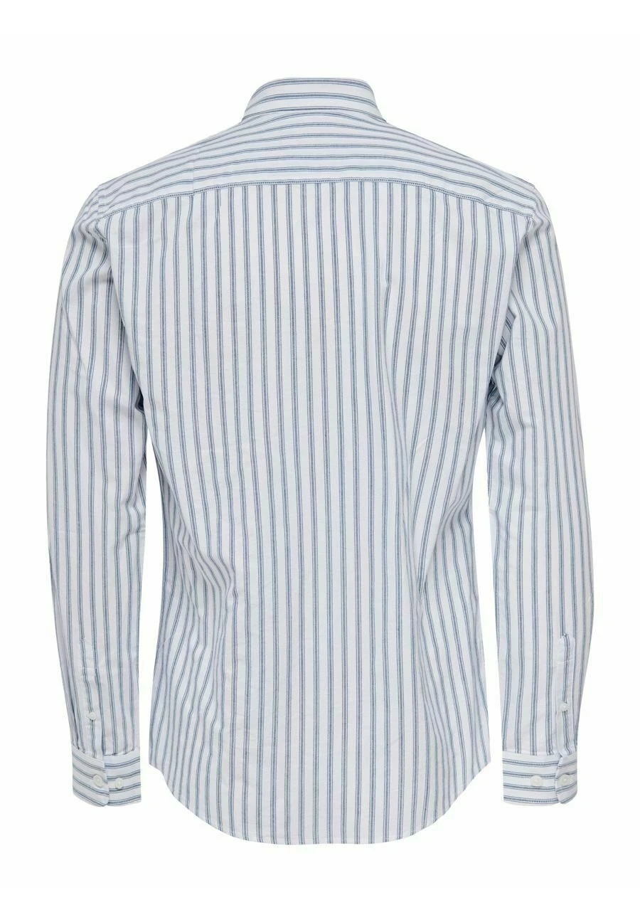 Only & Sons Onsalvaro Oxford Stripe - Camisa - Dress Blues 10 Only & Sons Onsalvaro Oxford Stripe - Camisa - Dress Blues - Imagen 8