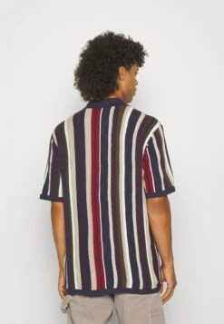 Hollister Co. Textural Stripe - Camisa - Navy -Boss Ventas 13699b20af8447f2908a577284f90574