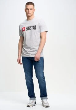 BIG STAR Quado - Camiseta Estampada - Grau 12 BIG STAR Quado - Camiseta Estampada - Grau -Boss Ventas 15f3bbf913da4337b63ce15276ccb648