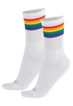 Pack 2 Pairs - Rainbow Pattern - Calcetines - White -Boss Ventas 1b5f5b955f1748b08e59d6d55e0bcb0f