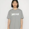 JUST CAVALLI Magliette - Camiseta Estampada - Grey -Boss Ventas 1d23638db981423793ff1ff5b08364cb