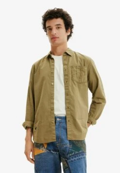 Desigual Long-Sleeve Embroidered - Camisa - Green