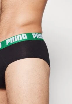 Puma Basic Brief 2 Pack - Braguitas - Black/Green -Boss Ventas 23eb8e37a36d439098560ada5d3454bb