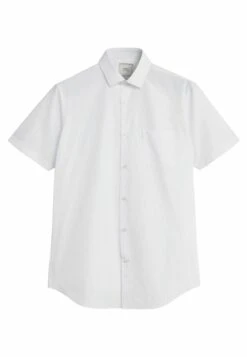 Next Regular Fit Short Sleeve - Camisa - White