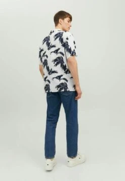 Jack & Jones Jorluke Palma Aop ResortSs Ln - Camisa - Bright White -Boss Ventas 25bb1c970056403194376aac2a8d4989