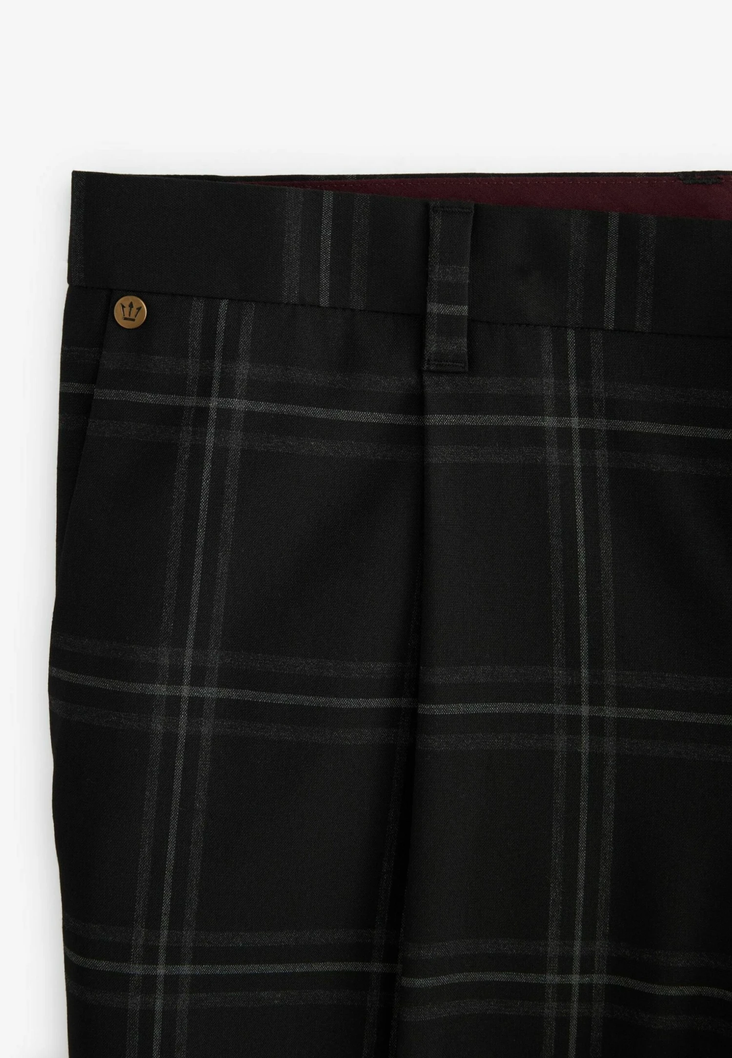 Next Trimmed Check - Pantalones Chinos - Black 8 Next Trimmed Check - Pantalones Chinos - Black - Imagen 6