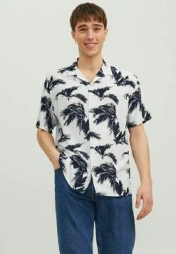 Jack & Jones Jorluke Palma Aop ResortSs Ln - Camisa - Bright White