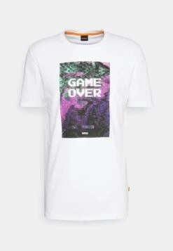 Boss Temessage - Camiseta Estampada - White -Boss Ventas 28eee34e48a94ac3b5d48bdec876b7a8
