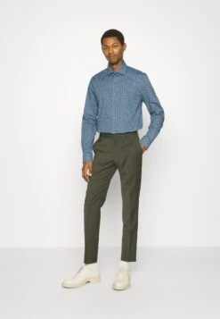 Michael Kors Diagonal Print Slim Shirt - Camisa - Navy -Boss Ventas 2a18aa37c9f149d588837043e2742619