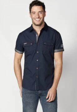 Koroshi Short Sleeve - Camisa - Navy -Boss Ventas 2a8c76dcc3494797a15e9e5a4d5d570c
