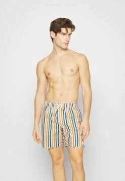 Swim With Elastic Waist Striped - Bañador - Multi Color