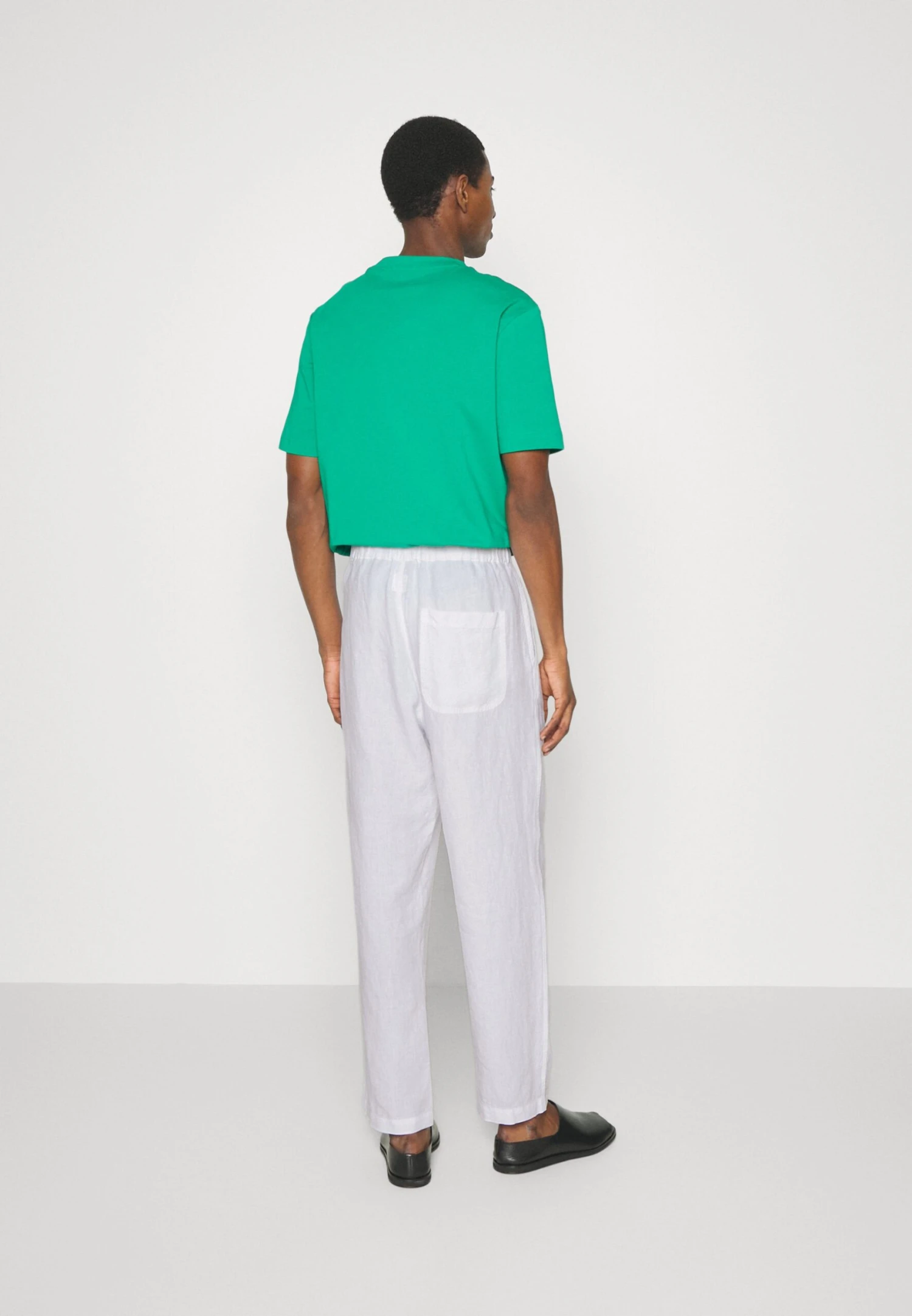 120% Lino Pantalone Uomo - Pantalones - White 5 120% Lino Pantalone Uomo - Pantalones - White - Imagen 3