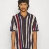 Hollister Co. Textural Stripe - Camisa - Navy
