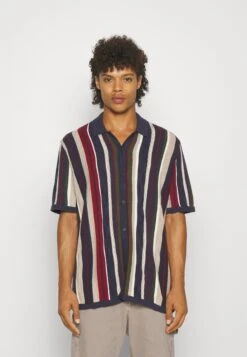 Hollister Co. Textural Stripe - Camisa - Navy