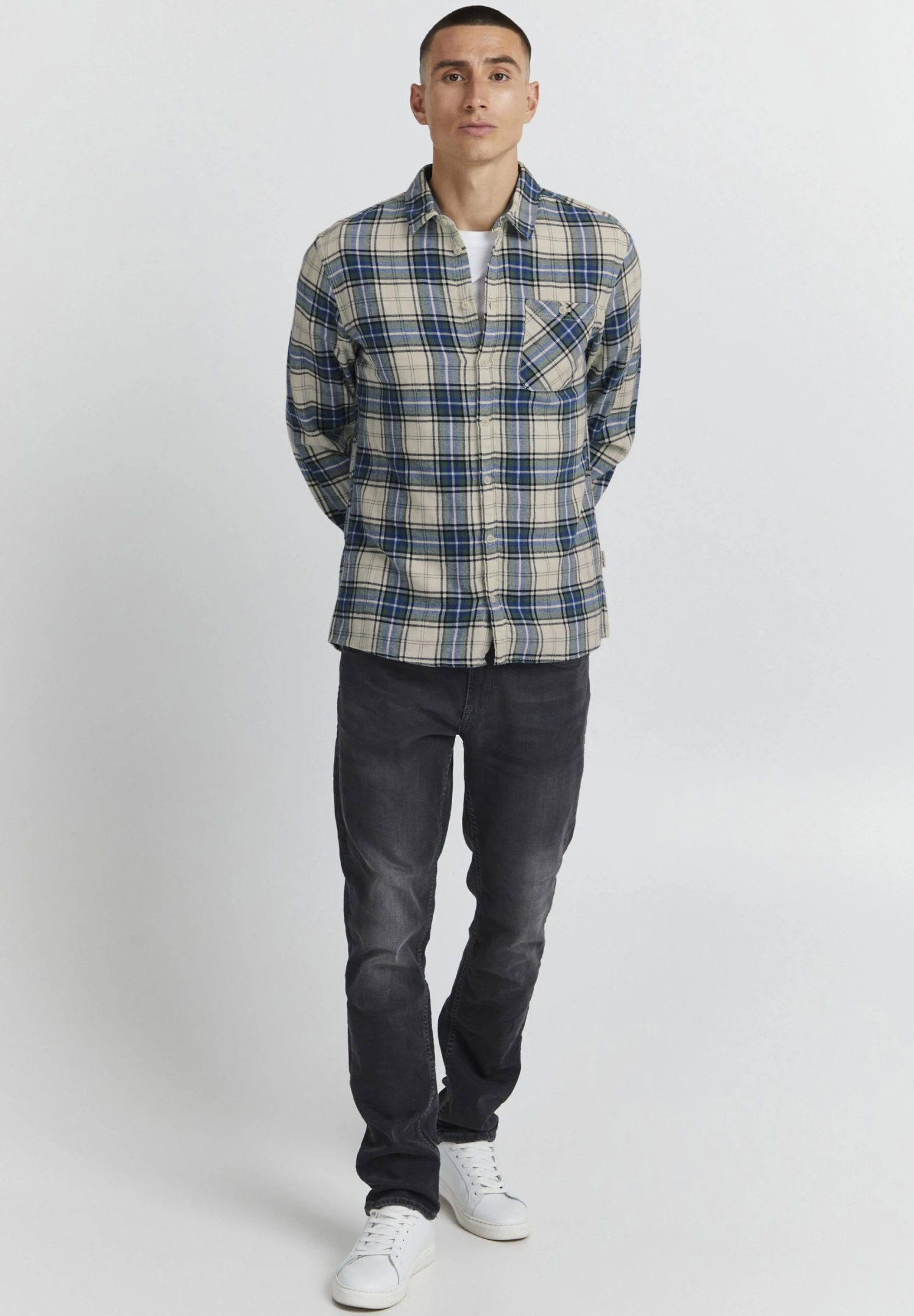 Blend Camisa - True Blue 4 Blend Camisa - True Blue - Imagen 2