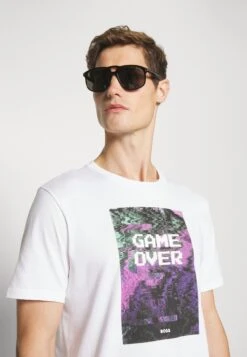 Boss Temessage - Camiseta Estampada - White -Boss Ventas 31cabe925ac94a8786b8dbce95eeab49