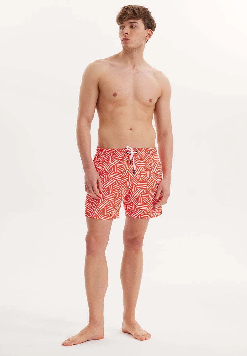 Wmgeometric - Bañador - Coral Aop 4 Wmgeometric - Bañador - Coral Aop - Imagen 2