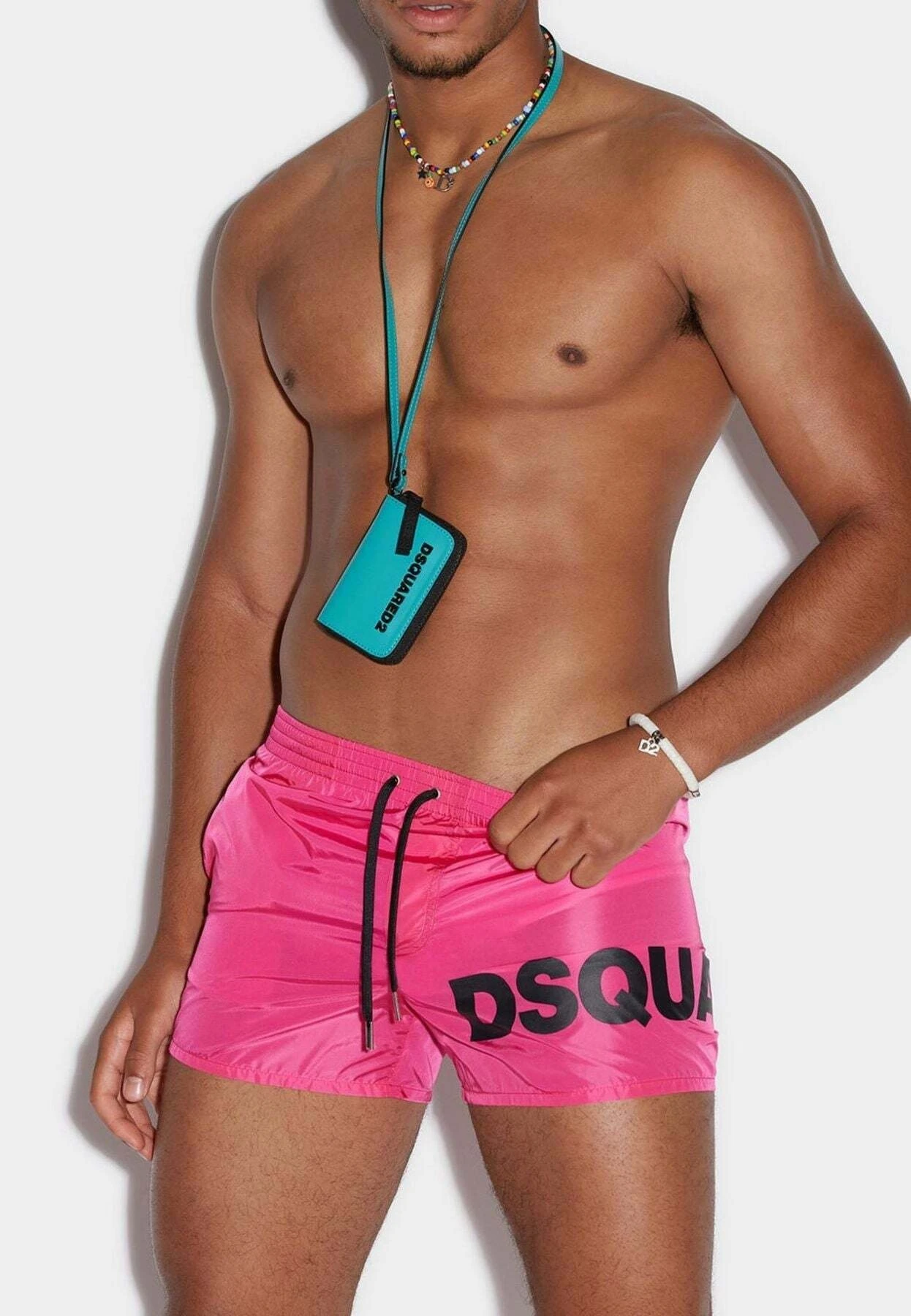 DSQUARED2 Maxi Logo - Bañador - Pink 3 DSQUARED2 Maxi Logo - Bañador - Pink