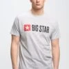 BIG STAR Quado - Camiseta Estampada - Grau -Boss Ventas 36749a3ade254bbdb4e7c78ebdf915d5