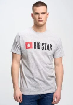 BIG STAR Quado - Camiseta Estampada - Grau