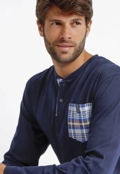 Set Classic Manga Larga Arrow Para - Pijama - Azul -Boss Ventas 374c795fd0c74324b8886ebd15860fbd