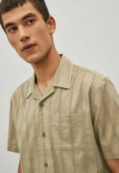 Next Seersucker Stripe Short SleeveStandard - Camisa - Neutral -Boss Ventas 382b2584f05844dbbb2ac3d9e0890b8b