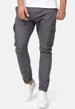 Indicode Jeans Alex - Pantalones Cargo - Dark Grey