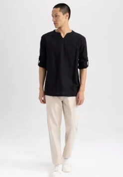 DeFacto Regular Fit- Camiseta De Manga Larga - Black 7 DeFacto Regular Fit- Camiseta De Manga Larga - Black -Boss Ventas 38eb6847da0e4e39998ae26ccdc9c4a1