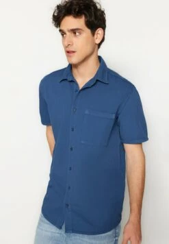 Trendyol Camisa - Navy Blue