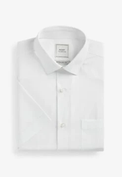 Next Regular Fit Short Sleeve - Camisa - White -Boss Ventas 3da4fd058e9342bd8e5024317e8234ce