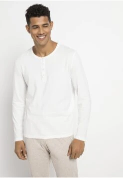 Boss Ventas 52 Organic Schlafshirt - Camiseta De Pijama - Naturweiss