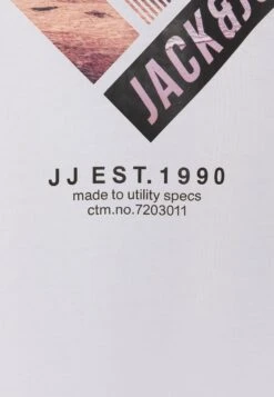 Jack & Jones Jjtresor Tee Crew Neck - Camiseta Estampada - White -Boss Ventas 414be4a262ac4904a167b857ea14d416