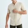 DeFacto Regular Fit - Camisa - Ecru -Boss Ventas 414f28c844774ce6ba2ea2b128b32dc5
