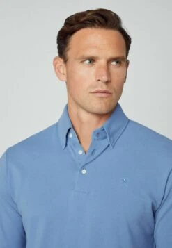Hackett London Btndown - Polo - Steel Blue -Boss Ventas 452953d32e3741ad8a60d65e8b6b11ee