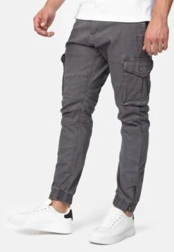 Indicode Jeans Alex - Pantalones Cargo - Dark Grey -Boss Ventas 464c7b5fba6043db92ffcf90d9ba58f1