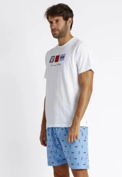 Manga Corta Summer Holiday Para - Pijama - Blanco -Boss Ventas 464d9d77116c4827b905eede83848c2d