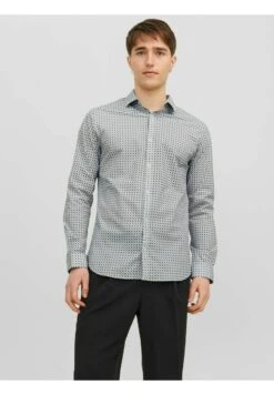 JACK&JONES Premium Jprblablackpool Strech Ls Sn- Camisa - White